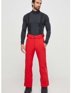 Lyžiarske nohavice Descente Swiss červená farba