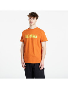 Pánske tričko PLEASURES Crumble T-Shirt Texas Orange