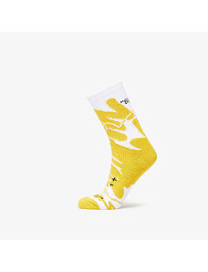 Pánske ponožky Footshop The "Basketball" Socks White/ Yellow