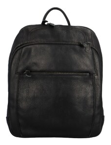 Kožený batoh čierny - Delami Sleater čierna