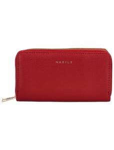 Dámska veľká peňaženka červená - MaxFly Irsena červená