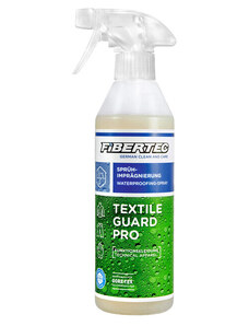 Fibertec Textile Guard Pro impregnačný prostriedok odpudzujúci vodu, nečistoty a olej pre membránové odevy a funkčné textílie 500 ml