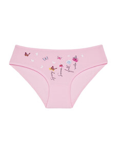 Donella Detské nohavičky Motýliky, farba růžová, 95% bavlna 5% elasten