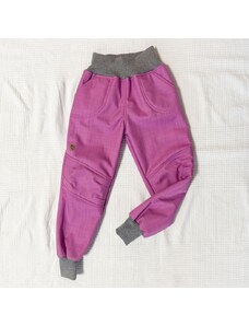 Moyo Detské zimné softshellové nohavice - zateplené barančekom - rôzne farby