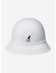 Obojstranný klobúk Kangol K3555.WHITE/BLACK-WHITE/BLCK, biela farba