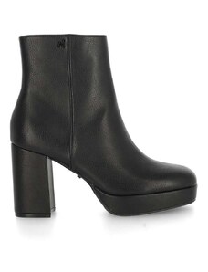 Členkové topánky Mexx Ankle Boot Melody dámske, čierna farba, na podpätku, MXQL012601W