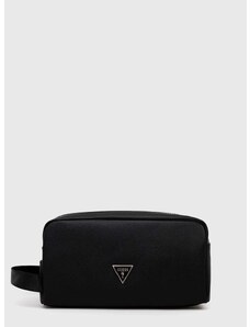 Kozmetická taška Guess TORINO čierna farba, PMECSA P4143