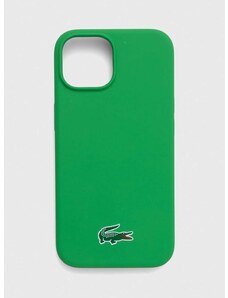 Puzdro na mobil Lacoste iPhone 15 6,1 zelená farba