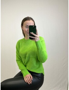 Woman Style Alpaka sveter zelený UNI