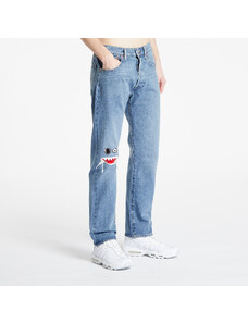 Pánske džínsy Levi's Skate 501 Jeans Shredded Blue