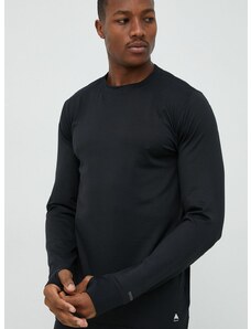 Funkčné tričko s dlhým rukávom Burton čierna farba