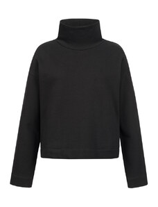 LANIUS Velvet sweatshirt with stand up collar