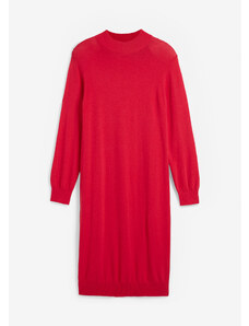 bonprix Jemne pletené midi šaty, farba červená