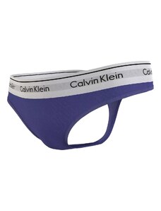 Calvin Klein Underwear Woman's Thong Brief 0000F3786EFPT Navy Blue