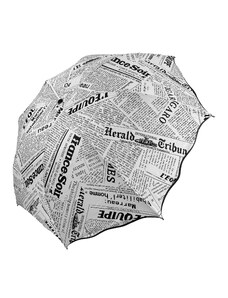 Dáždnik - noviny (biela)