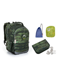 TOPGAL - školské tašky, batohy a sety TOPGAL - LargeSet-COCO23040 - armáda mysle a srdca - školský set pre chlapcov