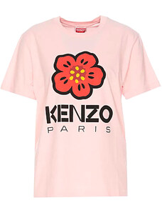 Kenzo Tričko pro ženy, Rose, Bavlna, 2024, 38 40 M
