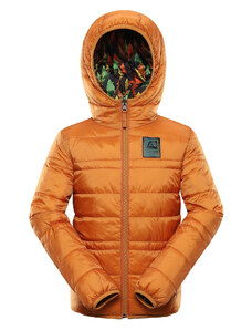 Kids double-sided jacket hi-therm ALPINE PRO EROMO Golden Oak variant pb