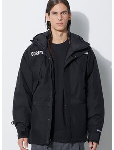 Bunda The North Face Gore - Tex Mountain Insulated Jacket Gore pánska, čierna farba, prechodná, oversize, NF0A831KJK31