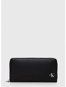 Peňaženka Calvin Klein Jeans dámsky,čierna farba,K60K611478