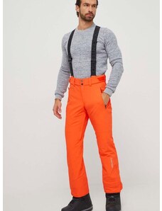 Lyžiarske nohavice Descente Icon oranžová farba