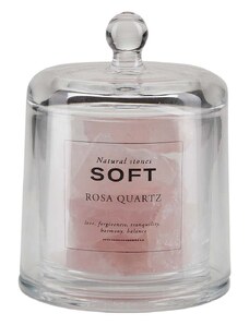 Kamenný aróma difuzér Bahne Soft Rosa Quartz