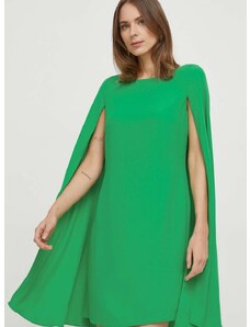 Šaty Lauren Ralph Lauren zelená farba, mini, rovný strih, 253855210