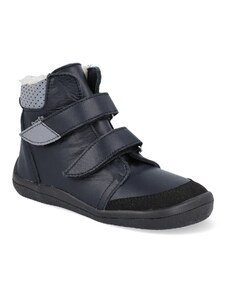 Zima 2023 Barefoot zimná obuv s membránou Beda - Just Black užšie s okopom