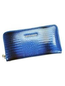 Dámska kožená púzdrová peňaženka modrá - Gregorio Lanava modrá