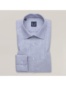 Willsoor Pánska košeľa slim fit sivomodrá s jemným vzorom 15950