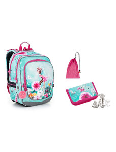 TOPGAL - školské tašky, batohy a sety TOPGAL - MediumSet-ENDY22002 - vílí tanec vedomostí - školský set s vôňou krásy