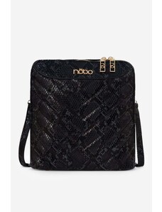 Kesi NOBO Handbag with animal print Dark grey