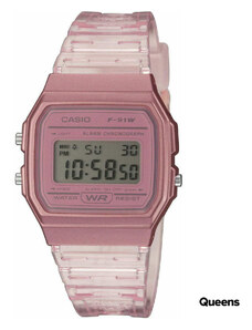 Pánske hodinky Casio F-91WS-4EF Pink