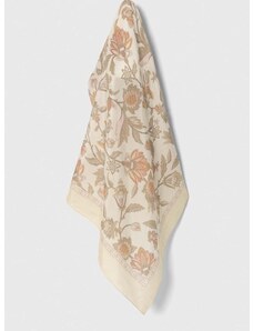 Hodvábna šatka Lauren Ralph Lauren béžová farba, vzorovaná, 454937215