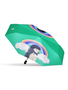 Dáždnikovo Skladací dáždnik Dúhová nálada - mentolová