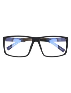 Polarzone Čierne kovové okuliare proti modrému svetlu "Mentor"