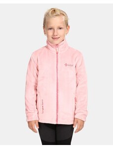 Girls' cotton sweatshirt Kilpi HALI-JG Light pink