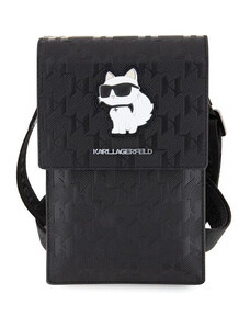 Karl Lagerfeld Saffiano Monogram Wallet Phone Tasche Choupette NFT KLWBSAKHPCK