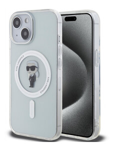 iPhone 15 Karl Lagerfeld IML Ikonik MagSafe Case transparentná KLHMP15SHFCKNOT