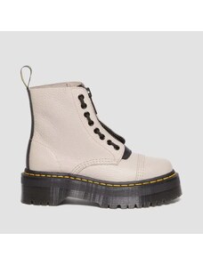Dr.Martens Sinclair Milled Nappa Leather Platform Boots Vintage Taupe DM30584348