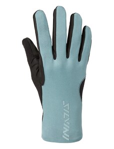 Pánske rukavice na bežky Silvini Isarco svetlo modrá/čierna