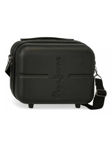 JOUMMA BAGS ABS Cestovný kozmetický kufrík PEPE JEANS HIGHLIGHT Negro, 21x29x15cm, 9L, 7683921