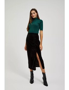 Moodo Velour skirt with slit