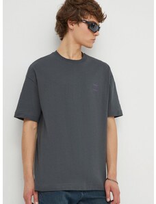 Bavlnené tričko Samsoe Samsoe JOEL pánsky, béžová farba, jednofarebný, M22300126