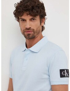 Bavlnené polo tričko Calvin Klein Jeans jednofarebný,J30J323394