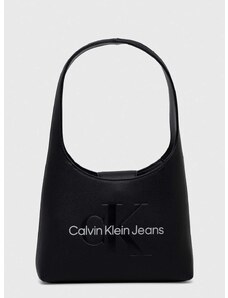 Kabelka Calvin Klein Jeans čierna farba, K60K611548