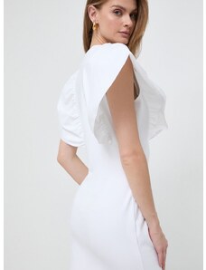 Šaty Karl Lagerfeld biela farba, mini, priliehavá