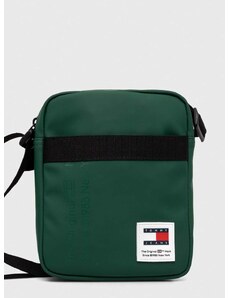 Malá taška Tommy Jeans zelená farba,AM0AM11962