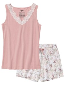 bonprix Krátke pyžamo, farba ružová