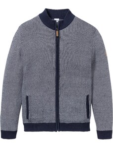 bonprix Pletený sveter so stojačikom, farba modrá, rozm. 44/46 (S)